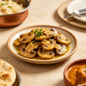 Saffron Bowl (13) Garlic Mushrooms