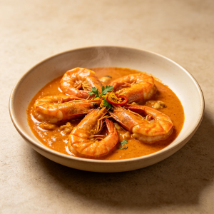 Saffron Bowl (13) King Prawn Curry