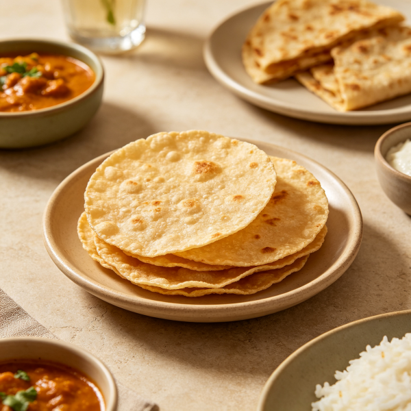 Saffron Bowl (15) Poppadom
