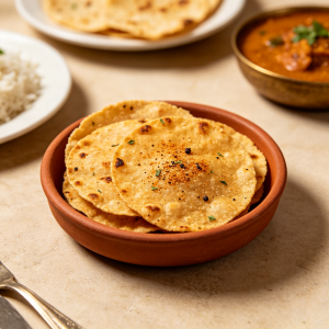 Saffron Bowl (16) Spiced Poppadom