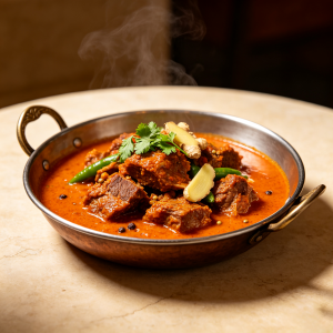 Saffron Bowl (23) Lamb Karahi