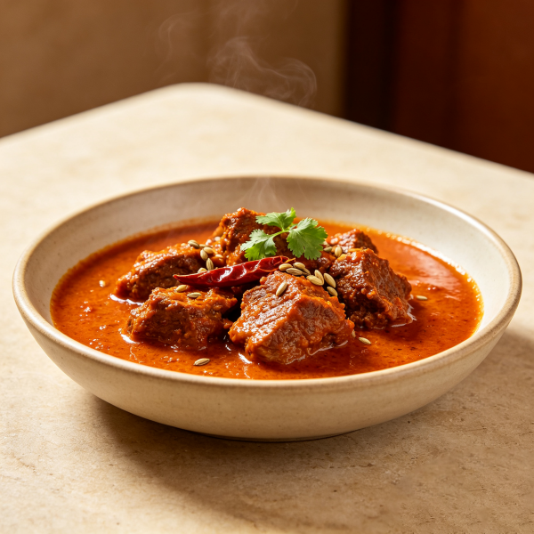 Saffron Bowl (24) Lamb Madras