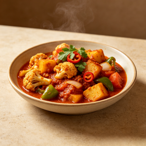 Saffron Bowl (28) Vegetable Jalfrezi