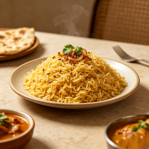 Saffron Bowl (35) Pilau Rice