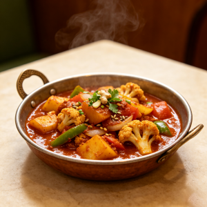 Saffron Bowl (40) Vegetable Balti