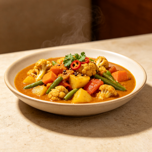 Saffron Bowl (41) Mixed Vegetable Curry