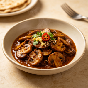 Saffron Bowl (42) Mushroom Bhaji