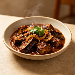 Saffron Bowl (43) Brinjal Bhaji
