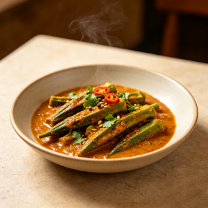 Saffron Bowl (44) Okra Bhaji