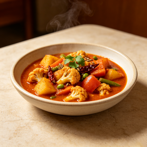 Saffron Bowl (47) Vegetable Madras