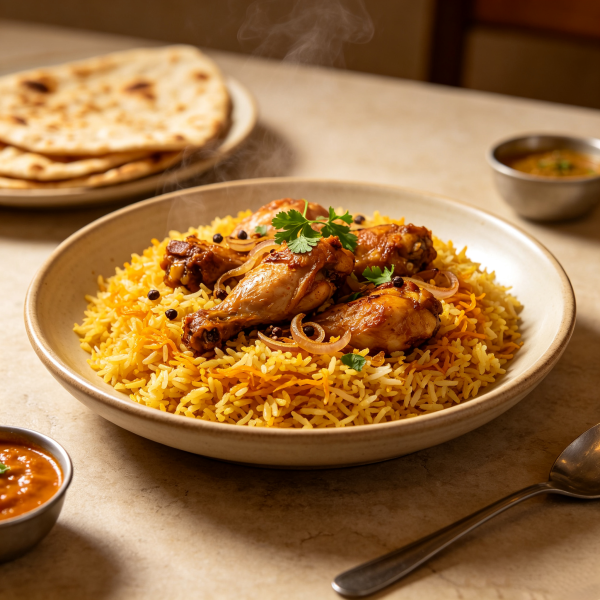 Saffron Bowl (53) Chicken Biryani
