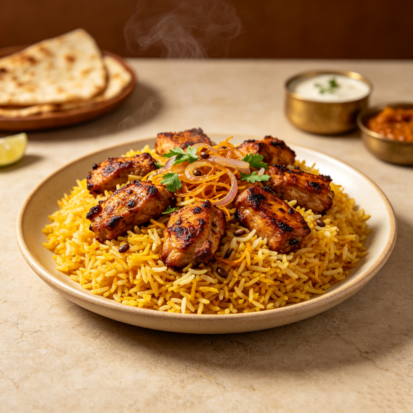 Saffron Bowl (56) Chicken Tikka Biryani
