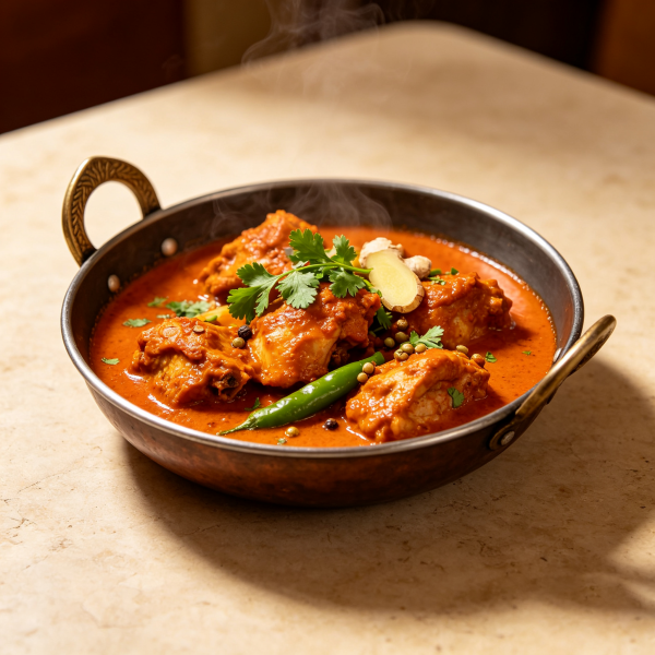 Saffron Bowl (7) Chicken Karahi