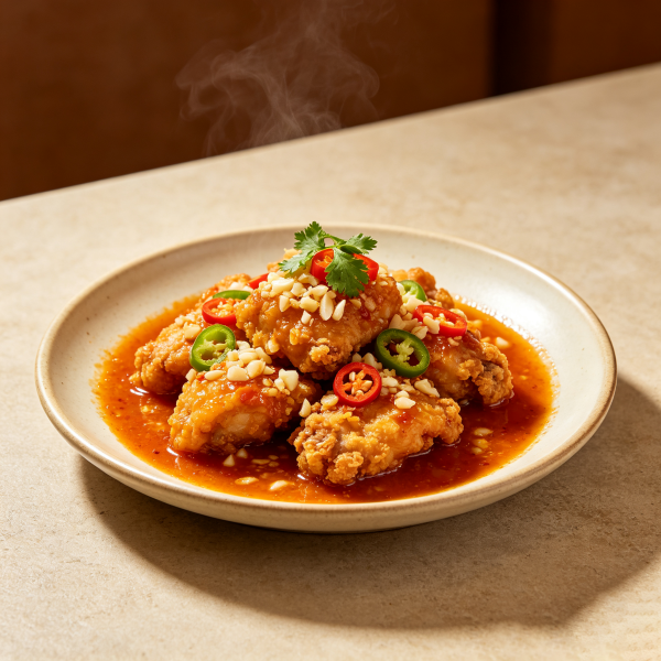 Saffron Bowl (8) Garlic Chilli Chicken